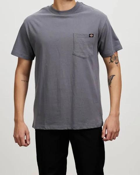 Dickies - Men's Grey Basic T-Shirts - WS450 Fit S-S Pocket Tee - Size L at The Iconic