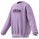 Adidas Fleece Crew Sweatshirt in Bliss Lilac Purple 9-10