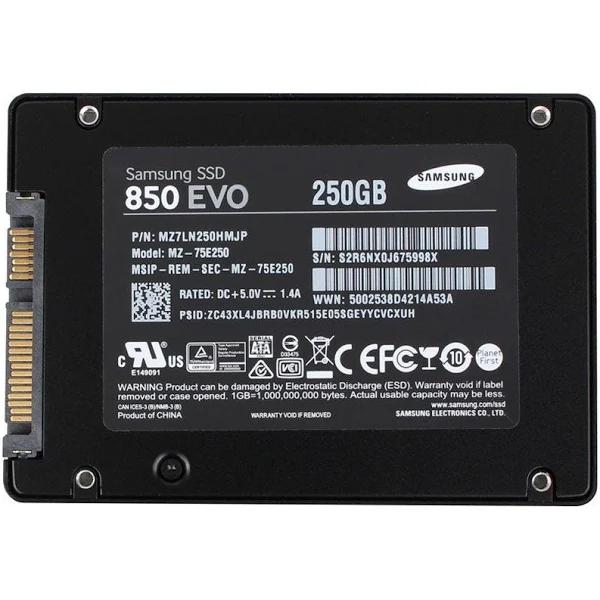 Samsung MZ7LN250HMJP 850 Evo 250GB Solid State Drive SATA