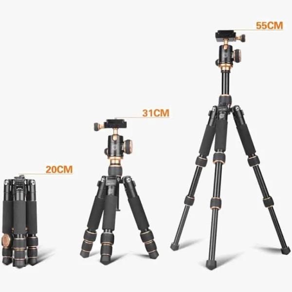 Beike Q166 Aluminium Mini Portable Tripod With Ball Head