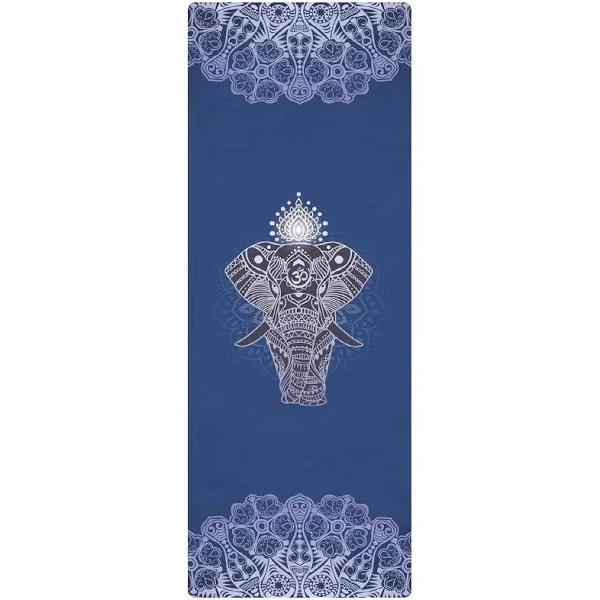 Non Slip Ultra Thin Yoga Mat 1mm For Advanced Users Eco-friendly 178x61cm - Elephant Mandala