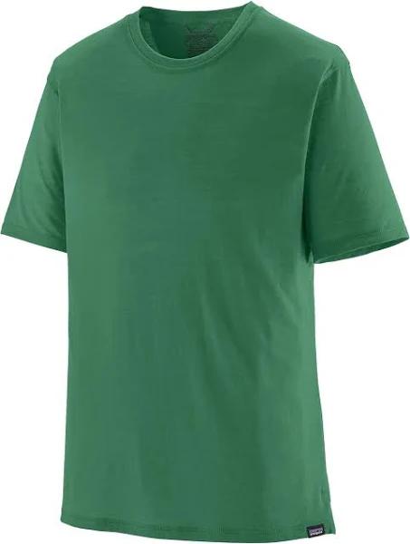 Patagonia Capilene Cool Merino Merino Short Sleeve T-Shirt Grass Green - XXL