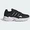 adidas-Falcon Shoes-Women-Core Black / Core Black / Cloud White-8.5