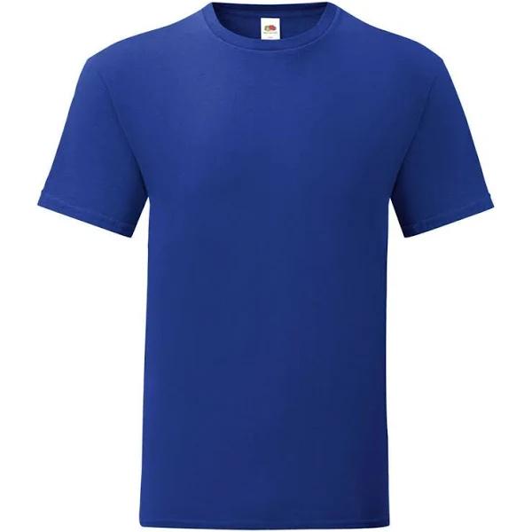 Fruit of The Loom Mens Iconic T-Shirt Cobalt Blue 3XL