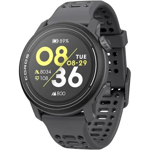 Coros Pace 3 - Black With Black Silicone Band