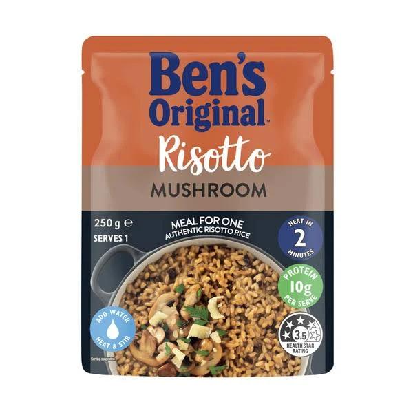 Ben's Original Rice Risotto Mushroom Pouch 250g