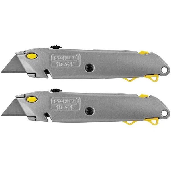 Stanley Quick Change Retractable Utility Knife - 2 Pack