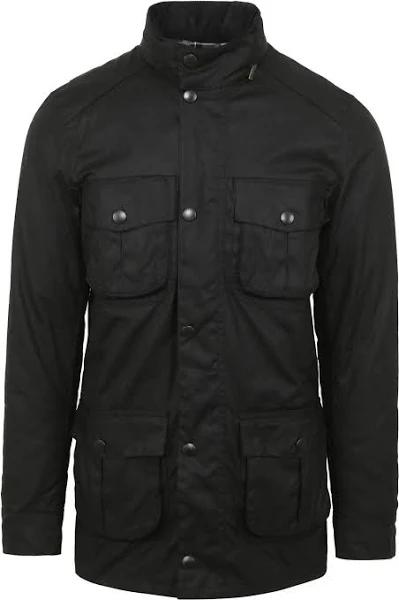 Barbour Corbridge Wax Jacket - Black