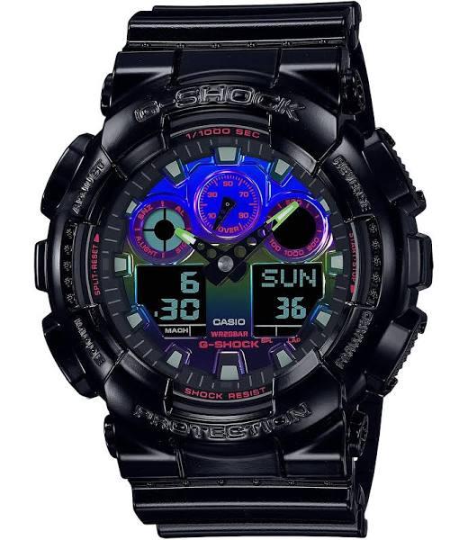 G-Shock GA110 Gamer's Rainbow Black Men's Watch