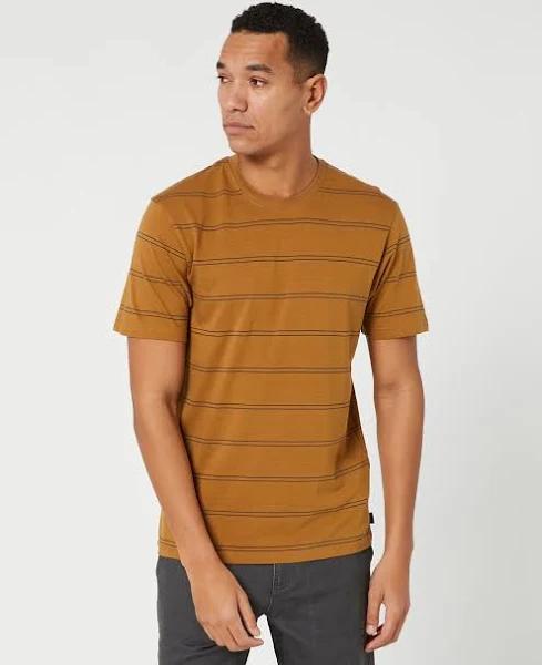 Rip Curl Tee - Plain Stripe Gold / L