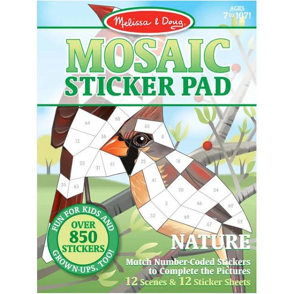 Melissa & Doug - Mosaic Sticker Pad - Nature