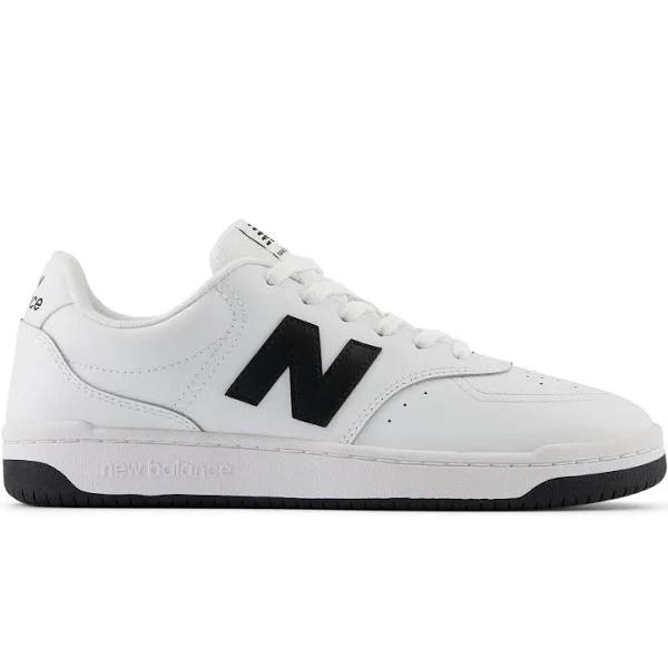 New Balance Unisex BB80 White/Black - Size 5.5