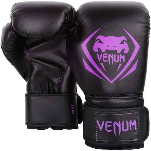 Venum Contender Boxing Gloves - Black/Purple