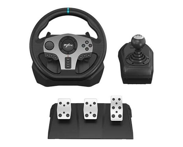 PXN V9 Gaming Racing Wheel with Pedals and Shifter, 270/900 Degree Steering Wheel For PC, Xbox One, Xbox Series X/S, PS4, PS3 and Switch