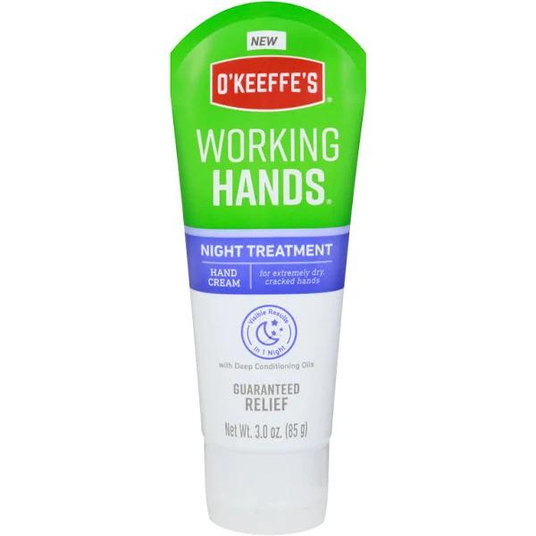 O'Keeffe's Working Hands Night Treatment Hand Cream 3.0 oz (85 g)