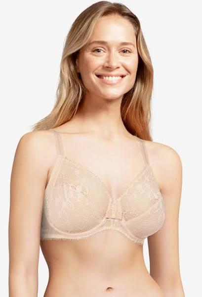 Underwired Three Sections Full Cup Bra Day to Night Golden Grey