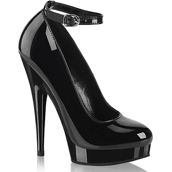 Fabulicious SULTRY-686 Black Patent/Black Size 10