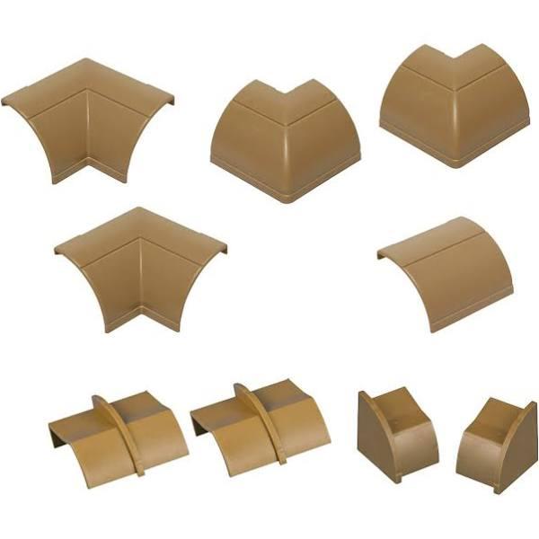 D-Line 9 Piece Stainable Cable Management Cover Accessory Kit - Suitable For 30 x 15mm Trunking