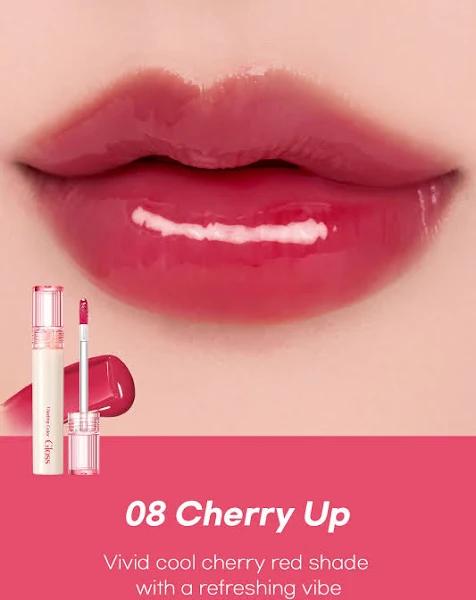 Romand - Glasting Color Gloss - 4G - 08 Cherry Up