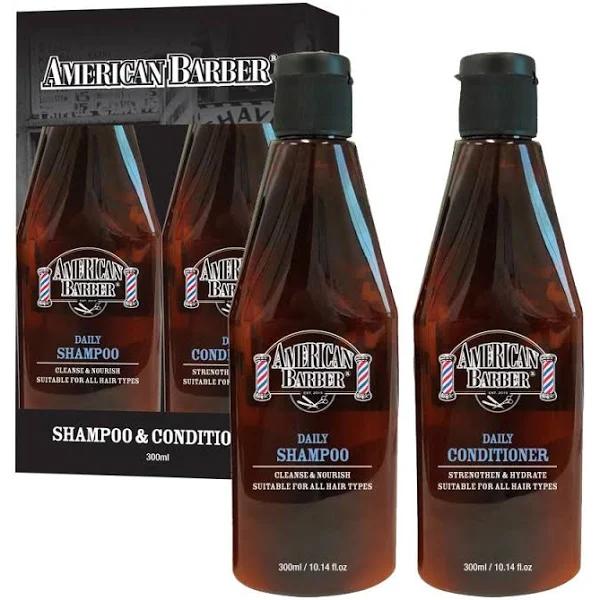 American Barber - Daily Shampoo & Daily Conditioner Duo Pack 300ml