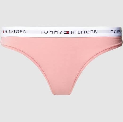 David Jones Tommy Hilfiger Th Icon Thong in Flora Pink, Size Medium