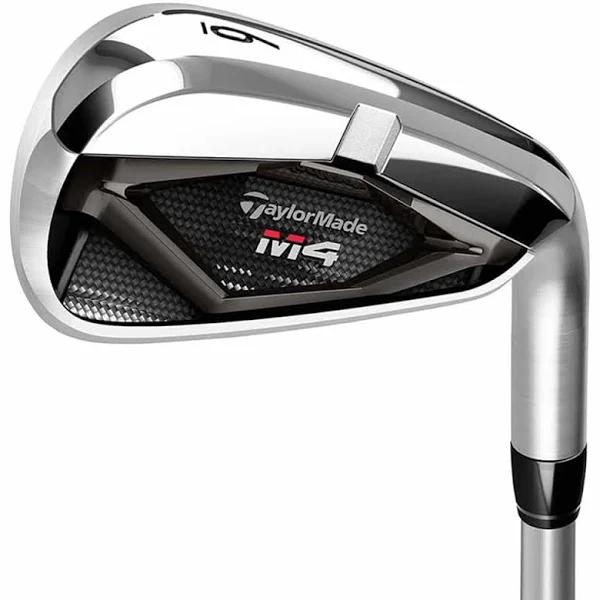 TaylorMade M4 Irons - Steel Shaft, Left Hand / 4-PW+SW / Regular