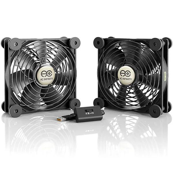 AC Infinity MULTIFAN S7 Quiet USB Cooling Fan Dual 120mm