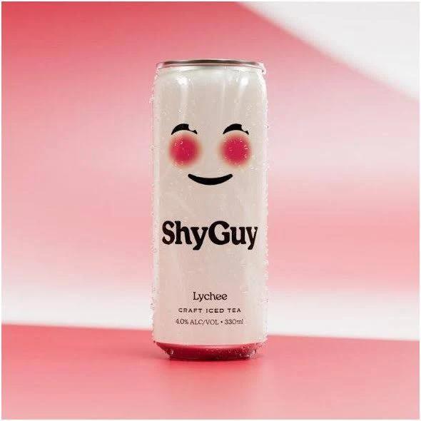 Shy Guy Hard Iced Tea Seltzer Lychee 330ml Case (24)