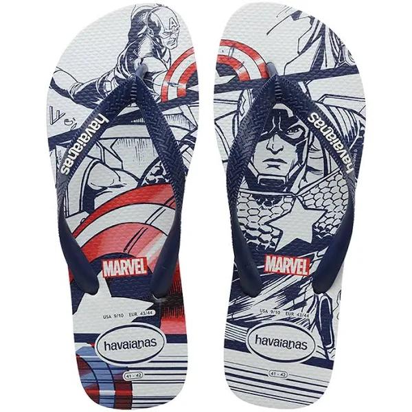 Havaianas | Kids Top Marvel Thongs (Navy Black)