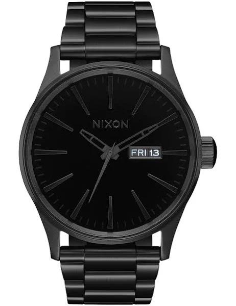 Nixon Sentry Stainless Steel Watch - Black