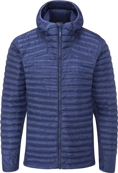 Rab Mens Cirrus Flex 2.0 Insulated Hooded Jacket Nightfall Blue