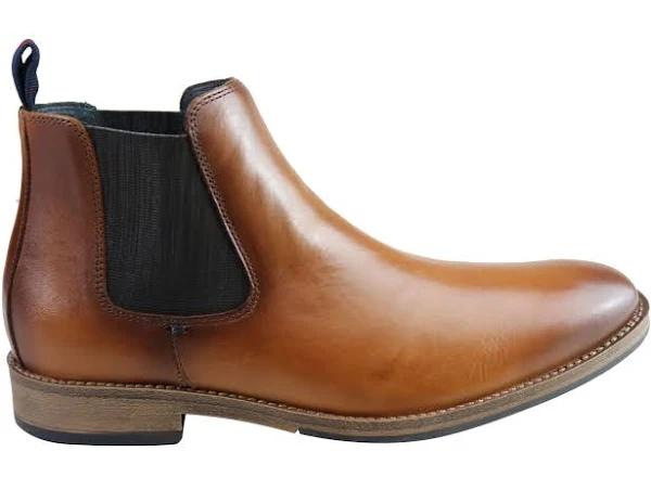 Savelli Legend Mens Comfort Leather Chelsea Dress Boots Made in Brazil Tan 8 AUS or 42 EUR