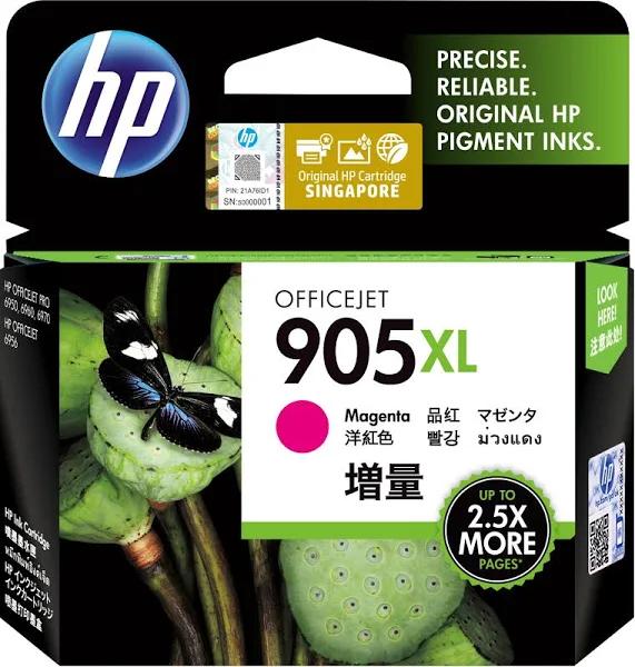 HP 905XL Magenta Ink Cartridge T6M09AA