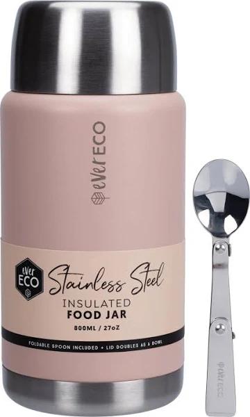 Ever Eco Insulated Stainless Steel Food Jar Rose - 800ml