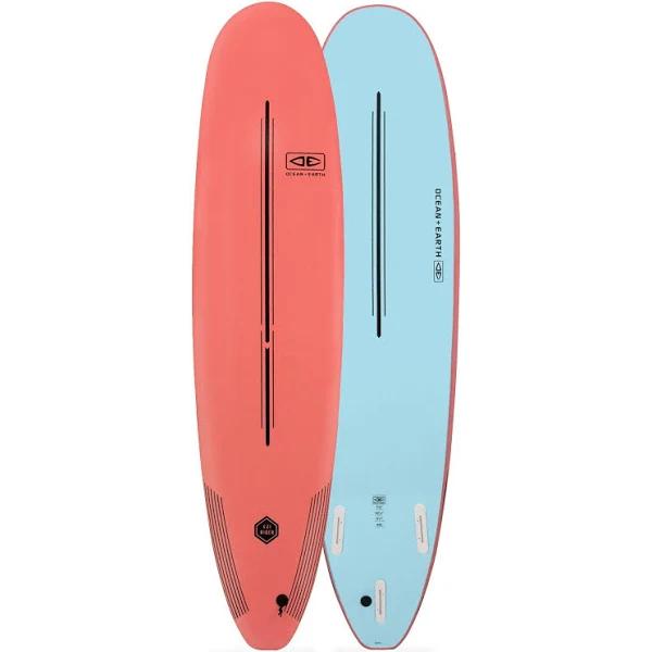 Ocean and Earth Ezi Rider 7'6" Softboard - Coral