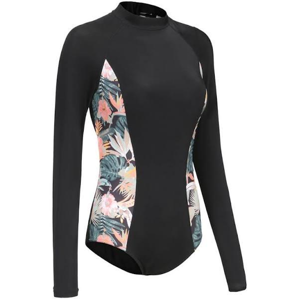 Decathlon - Olaian Jane Glory Women Long-Sleeve Swimsuit - One-piece - Black | Buy Online With AfterPay & Zip