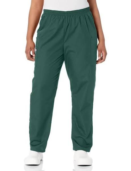 Cherokee Workwear Scrubs Women's Elastic Waist Utility Pants - 5x - Hunter