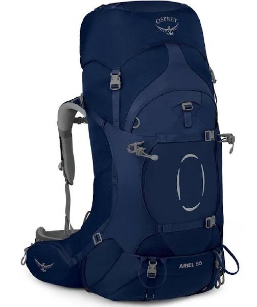 Osprey Ariel 65L Womens Hiking Backpack - Extended Fit - Ceramic Blue - M/L