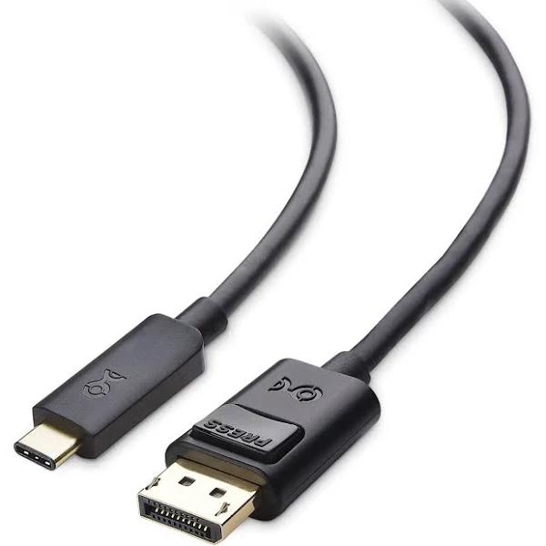 Cable Matters USB C to DisplayPort 1.4 Cable (USB-C to DisplayPort Cable, USB C to DP Cable) Supporting 8K 60Hz in Black 3.3 ft - Thunderbolt 4 /USB4