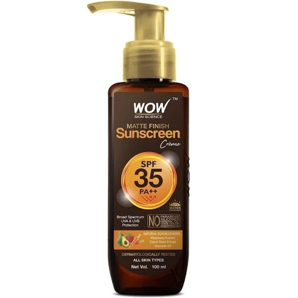 Wow Skin Science Sunscreen Matte Finish - SPF 35 PA++ - 100 ml