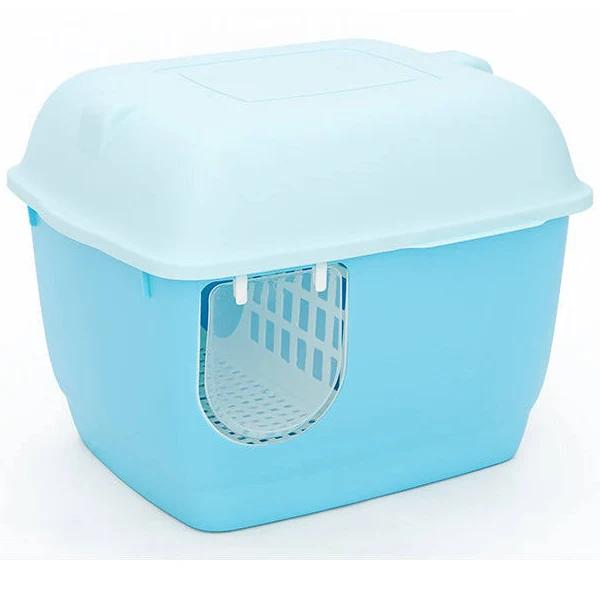 YES4PETS XL Portable Hooded Cat Toilet Litter Box Tray House with Handle and Scoop