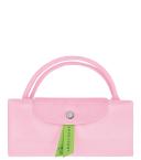 Longchamp Le Pliage S Green Canvas Travel Bag in Pink