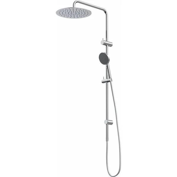 Caroma Urbane II Rail Shower With 300mm Overhead - Chrome