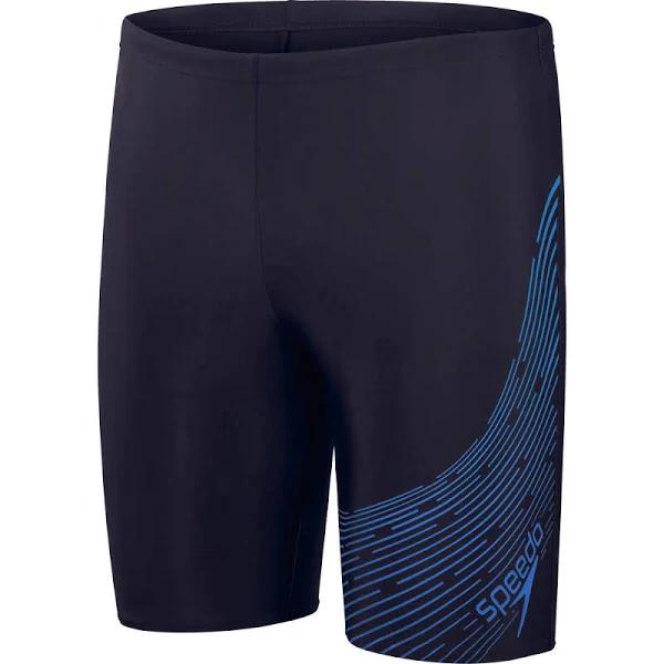 Speedo Medley Logo Jammer Swim Shorts Black Dark Grey - 26