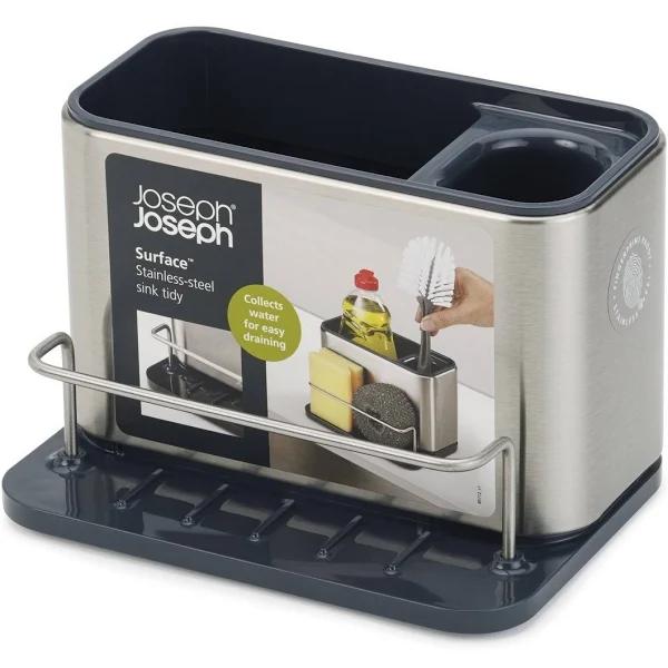 Joseph Joseph Surface Cutlery Drainer Stainless Steel Caddy Sink Area Organiser - Earn Everyday Rewards, AfterPay Available