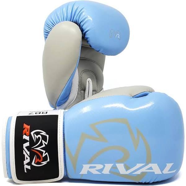 Rival Boxing RB7 Fitness Plus Hook and Loop Bag Gloves - blue/gray S