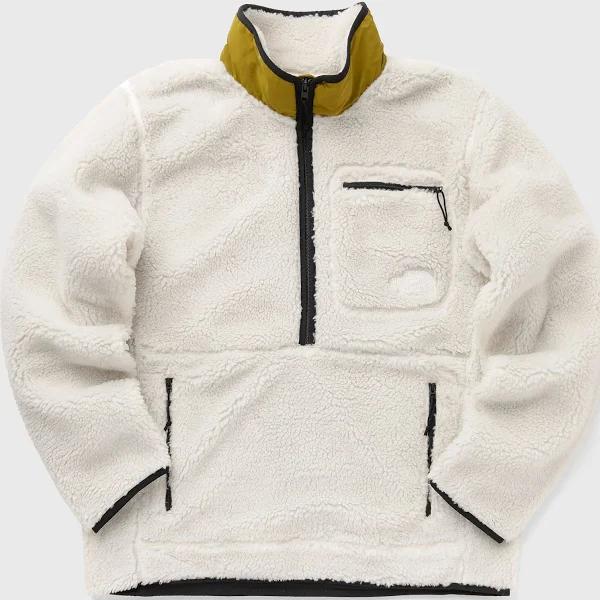 The North Face Extreme Pile 1/4 Zip Heavyweight Fleece in Off White