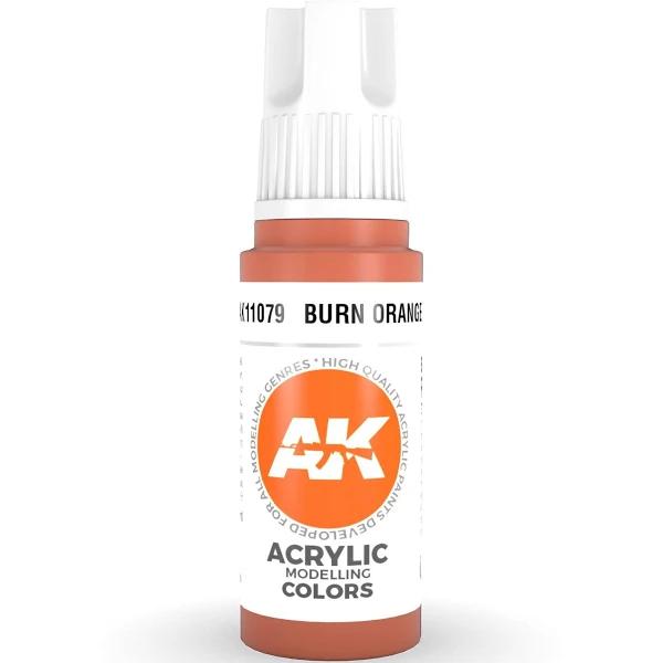 AK Interactve 3Gen Acrylics - Burn Orange 17ml | Ozzie Collectables