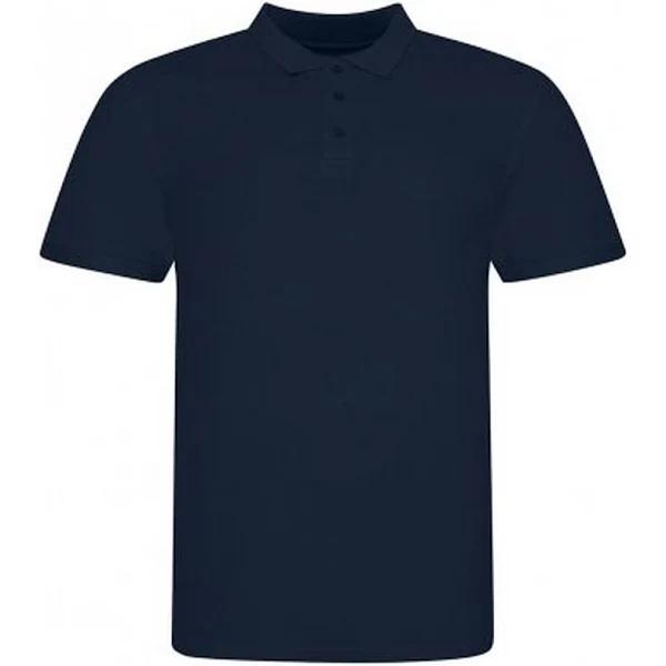 Awdis Mens Piqu Cotton Short-Sleeved Polo Shirt (Oxford Navy) (S)