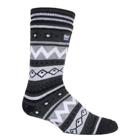 Heat Holders Soul Warming Dual Layer Thermal Slipper Socks -Mens